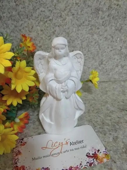 Peça de Gesso Anjo