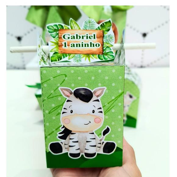 Caixa Básica Canudo Safari Baby