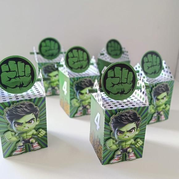 Caixa Canudo Clássica Hulk Cute