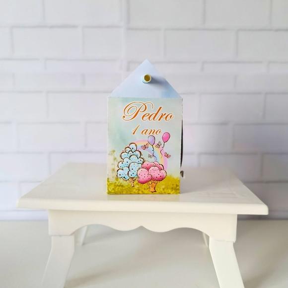 Caixa Canudo Clássica Ursinho Pooh Cute Aquarela
