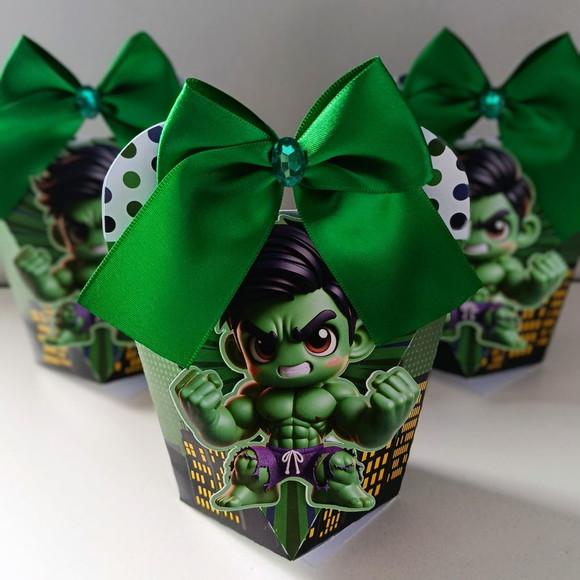 Caixa Coração Clássica Hulk Cute