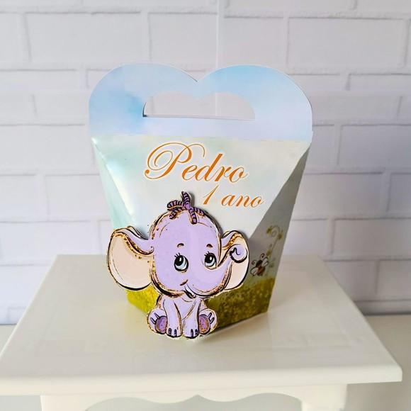 Caixa Coração Clássica Ursinho Pooh Cute Aquarela