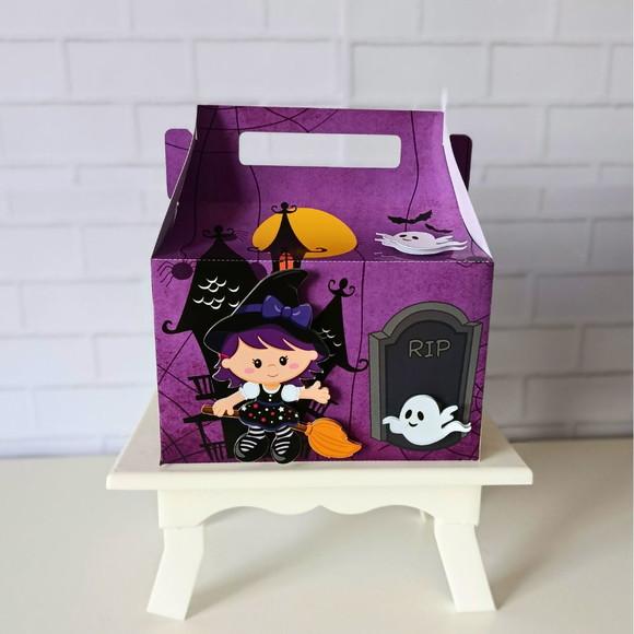 Caixa Maleta G Lancheirinhas Personalizada Halloween