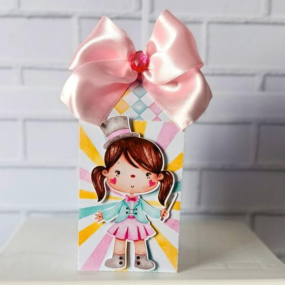 Caixa Milk Clássica Circo Rosa
