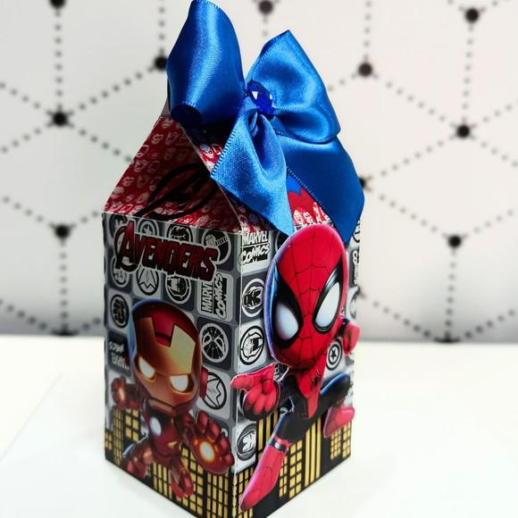 Caixa Milk Clássica Vingadores Cute