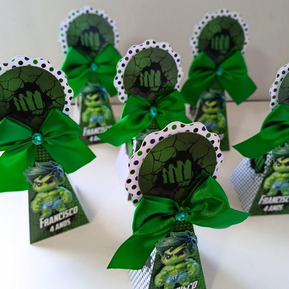 Caixa Pirâmide Clássica Hulk Cute