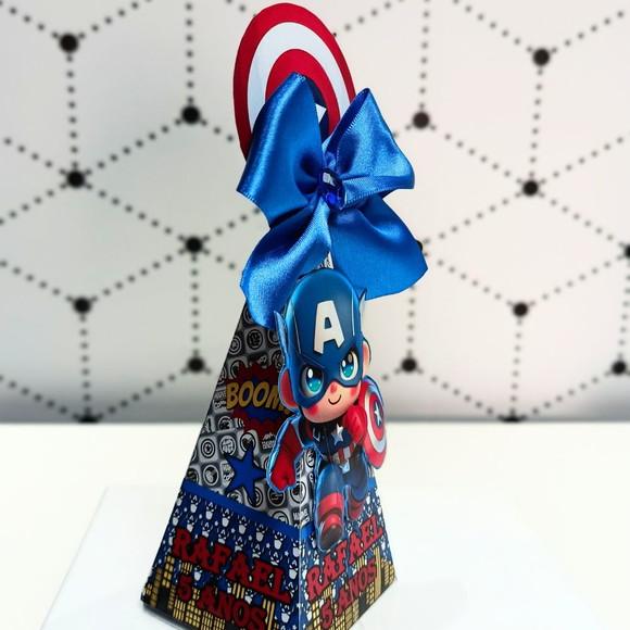 Caixa Pirâmide Clássica Vingadores Cute