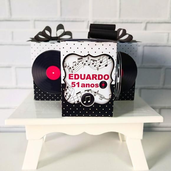 Caixinha Alta Personalizada Flashback Anos 60/70