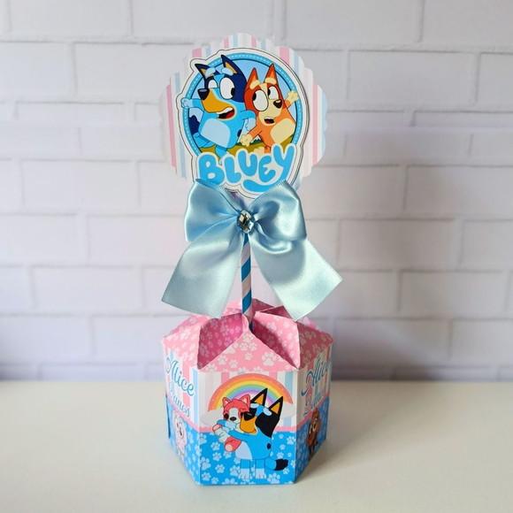 Centro de Mesa Sextavado Bluey