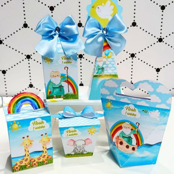 Kit Festa Básico Arca de Noé 25 Peças