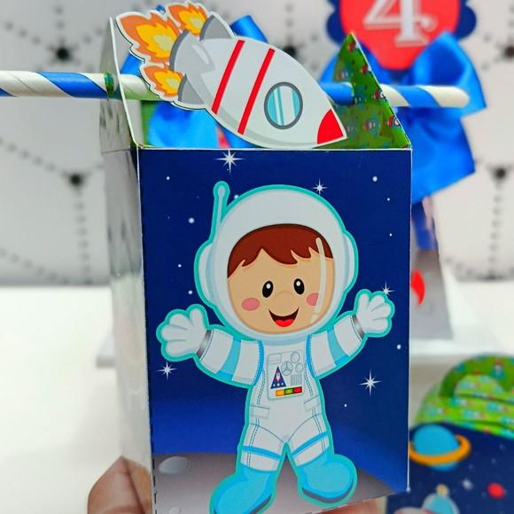 Kit Festa Básico Astronauta 25 Peças