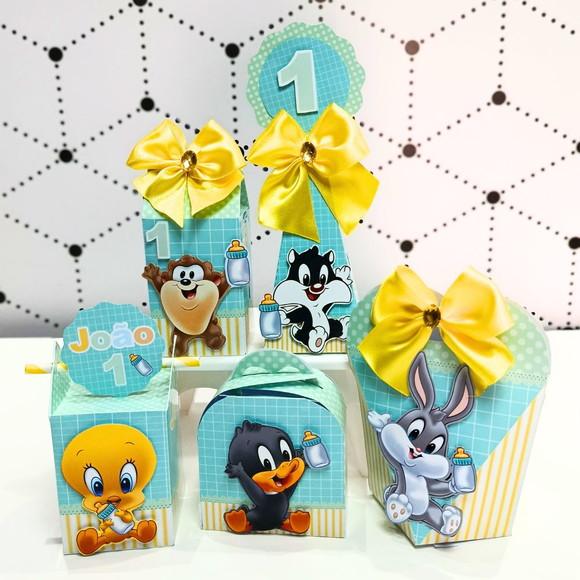Kit Festa Clássico Baby Looney Tunes 25 Peças