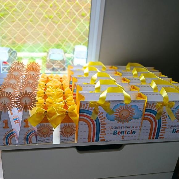 Kit Festa Clássico Minha Primeira Volta ao Sol 30 Peças