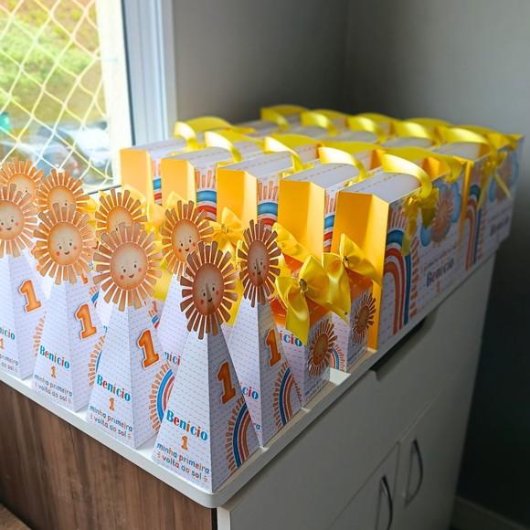 Kit Festa Clássico Minha Primeira Volta ao Sol 30 Peças