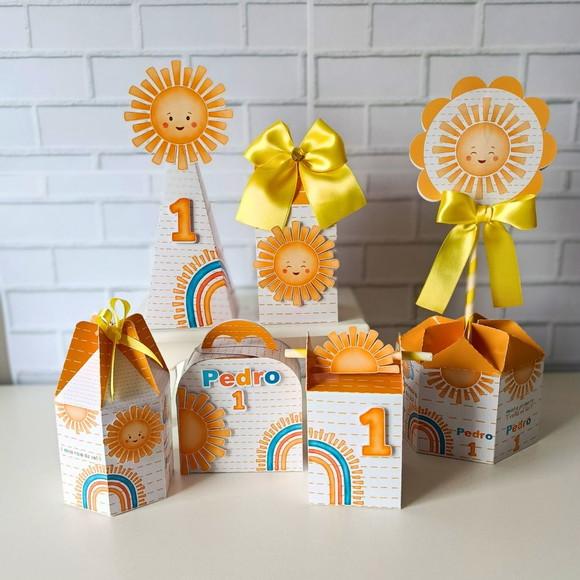 Kit Festa Clássico Minha Primeira Volta ao Sol 40 Peças