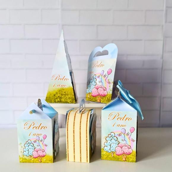 Kit Festa Clássico Ursinho Pooh Cute Aquarela 25 Peças
