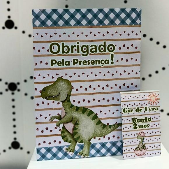 Livrinho de Colorir- Dino Baby com Giz de Cera
