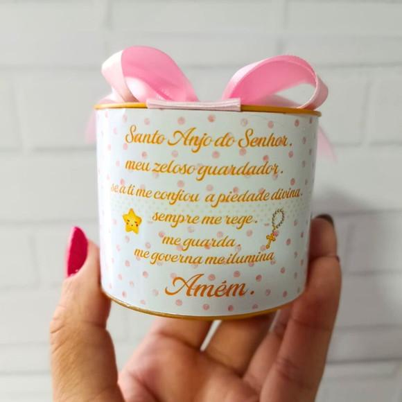 Mini Tubolatas 5x6 Personalizadas Batizado Menina