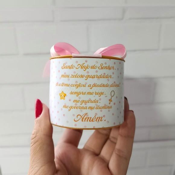 Mini Tubolatas 5x6 Personalizadas Batizado Menina