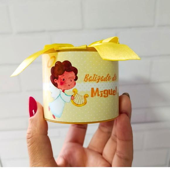 Mini Tubolatas 5x6 Personalizadas Batizado Menino