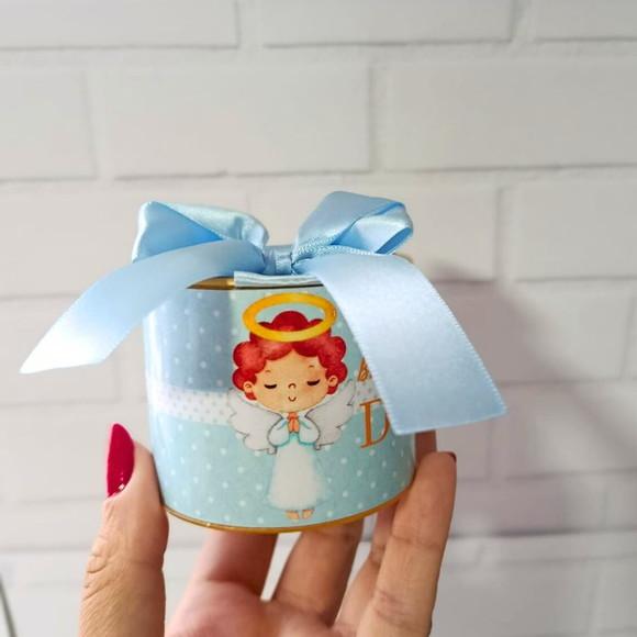Mini Tubolatas 5x6 Personalizadas Batizado Menino