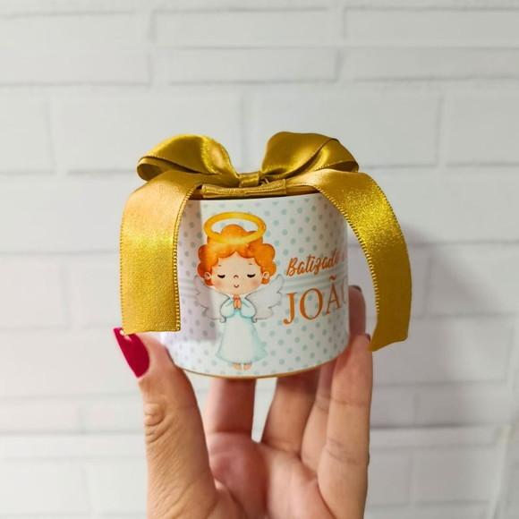 Mini Tubolatas 5x6 Personalizadas Batizado Menino