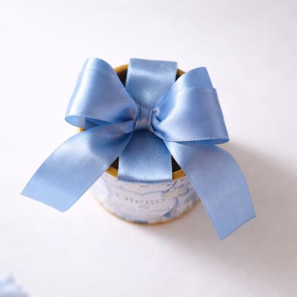 Mini Tubolatas 5x6 Personalizadas Casamento Azul Serenety