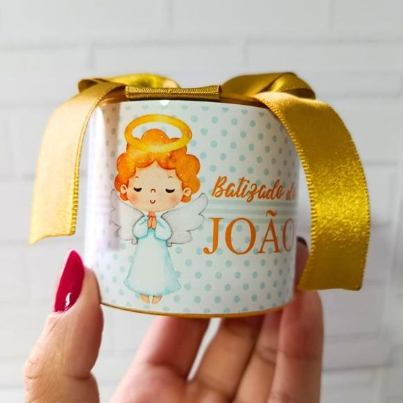 Mini Tubolatas 5x6 Personalizadas Batizado Menino