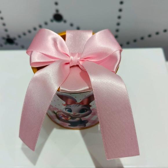 Mini Tubolatas 5x6 Personalizadas Páscoa Coelhinha Rosa