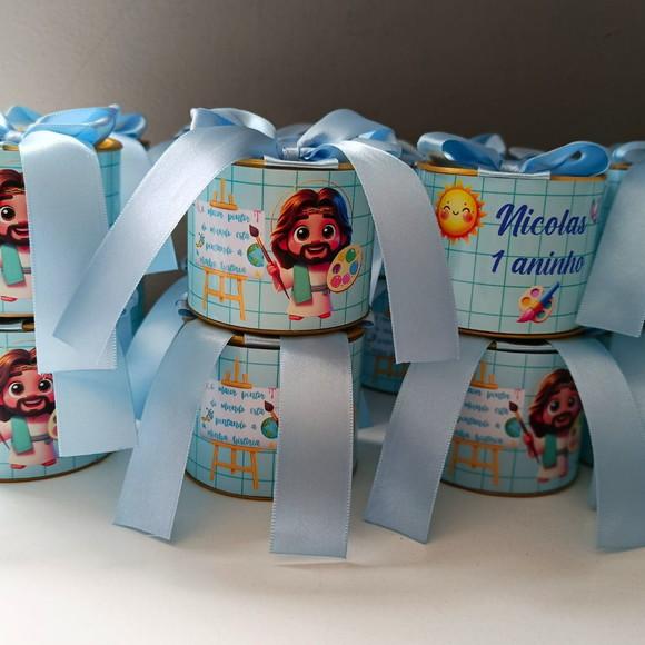 Mini Tubolatas Personalizadas o Maior Pintor do Mundo Azul