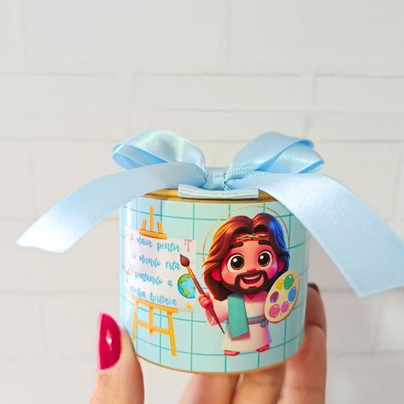 Mini Tubolatas Personalizadas o Maior Pintor do Mundo Azul
