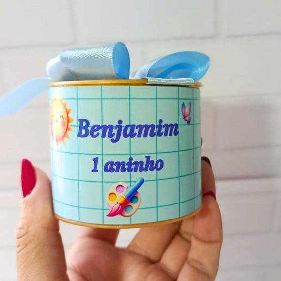 Mini Tubolatas Personalizadas o Maior Pintor do Mundo Azul