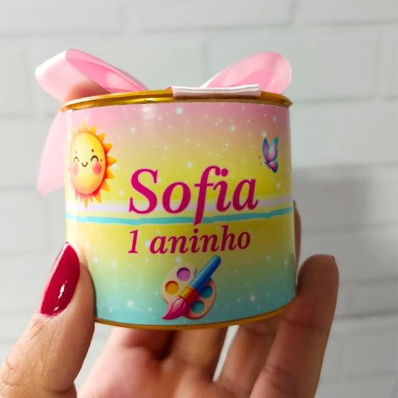 Mini Tubolatas Personalizadas o Maior Pintor do Mundo Candy