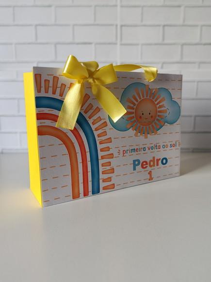 Sacola Personalizada (g )minha Primeira Volta ao Sol