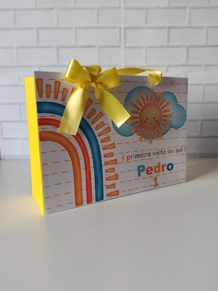 Sacola Personalizada (g )minha Primeira Volta ao Sol