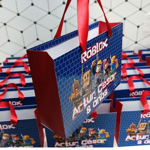 Sacola Personalizada Grande Roblox