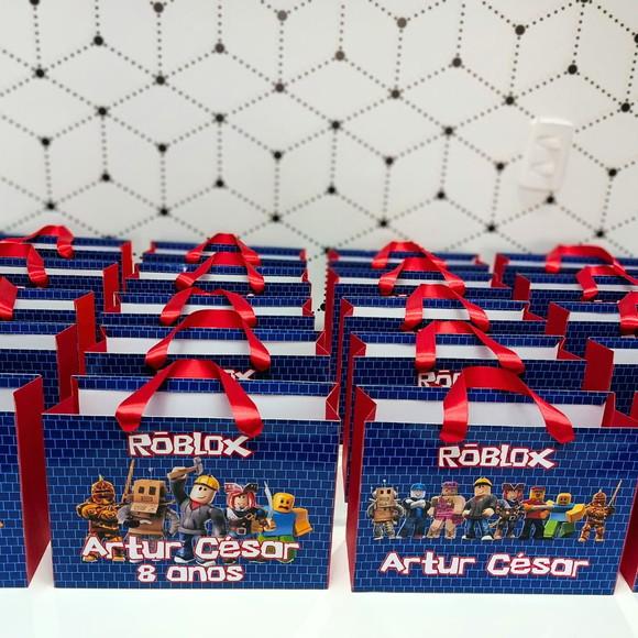 Sacola Personalizada Grande Roblox