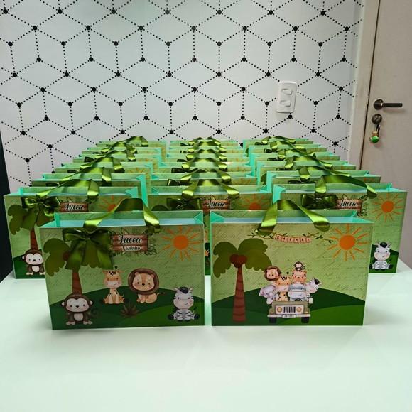 Sacola Personalizada Grande Safari Baby