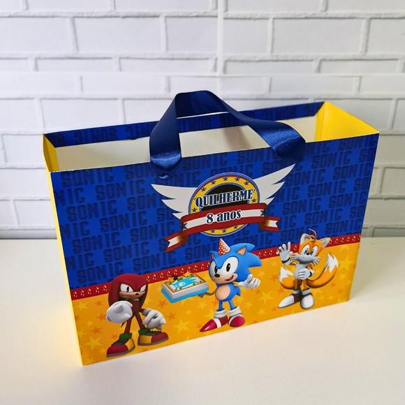 Sacola Personalizada Grande Sonic