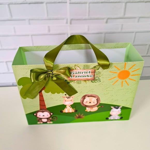 Sacola Personalizada Grande Safari Baby