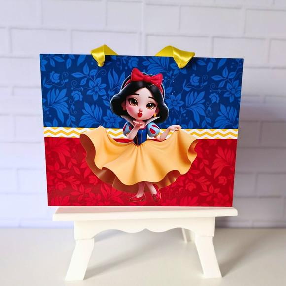 Sacolinha Personalizada (m 20x15 ) Branca de Neve
