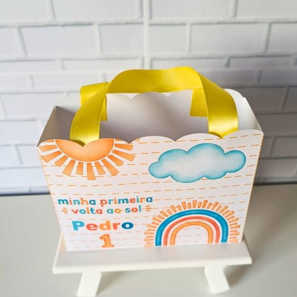Sacolinha Personalizada (m) Minha Primeira Volta ao Sol