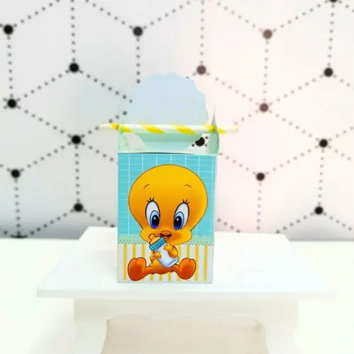 Caixa Canudo Clássica Baby Looney Tunes