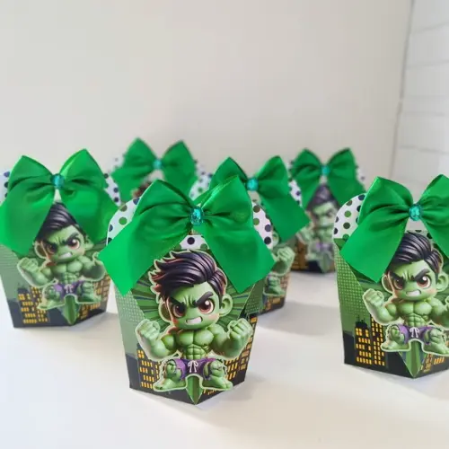 Caixa Coração Clássica Hulk Cute