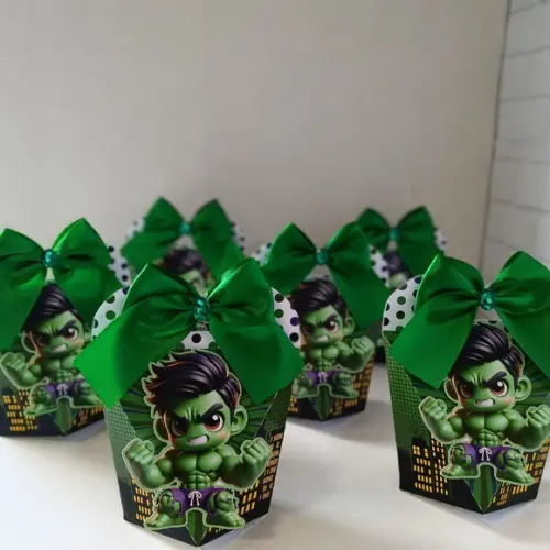 Caixa Coração Clássica Hulk Cute