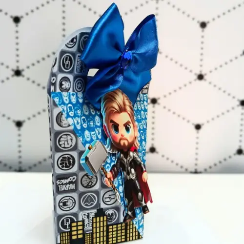 Caixa Coração Clássica Vingadores Cute (thor)