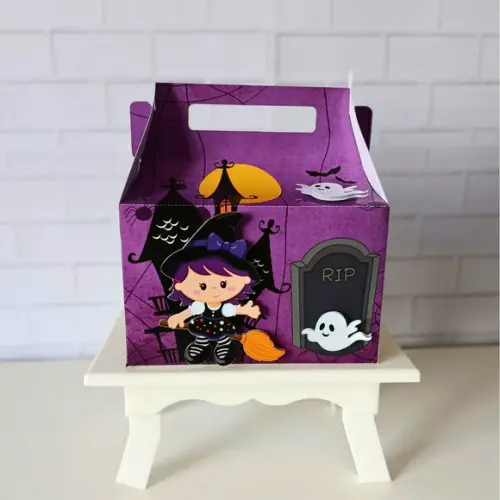 Caixa Maleta G Lancheirinhas Personalizada Halloween
