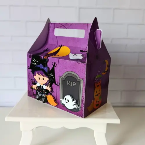 Caixa Maleta G Lancheirinhas Personalizada Halloween