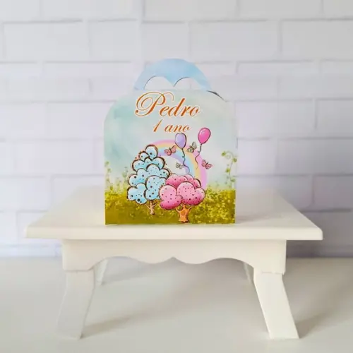 Caixa Maletinha Clássica Ursinho Pooh Cute Aquarela