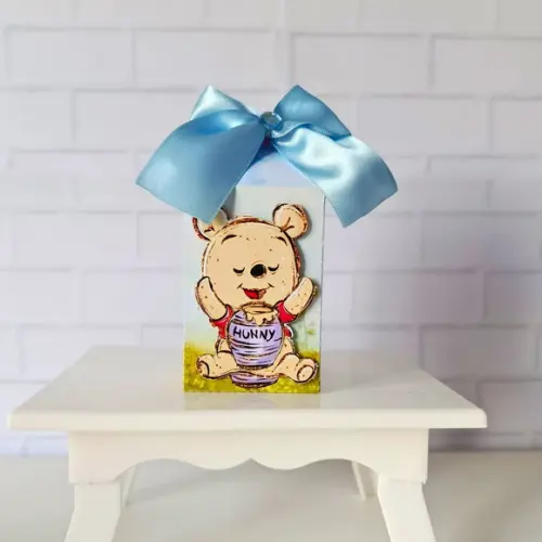 Caixa Milk Clássica Ursinho Pooh Cute Aquarela